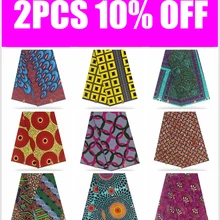 Гана воск 6 ярдов/лот Высокое качество Анкара африканская вощеная ткань принтом для платья новейший хлопок Нигерия Анкара материал