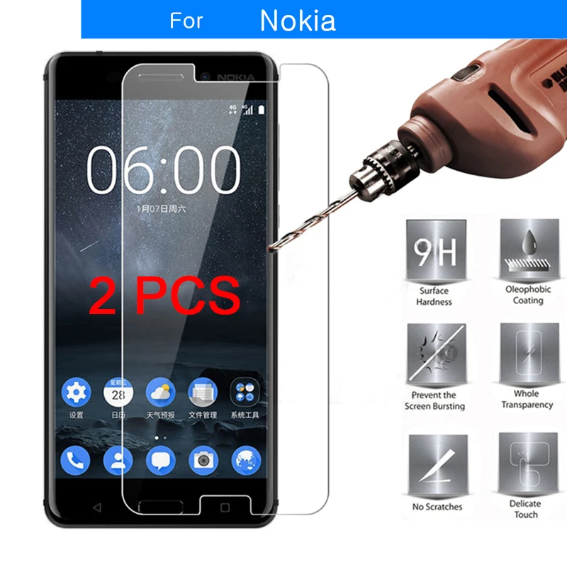 Защитное стекло для Nokia Lumia 635 630 закаленное 950 640 9H HD 535 530 520 | Мобильные телефоны и
