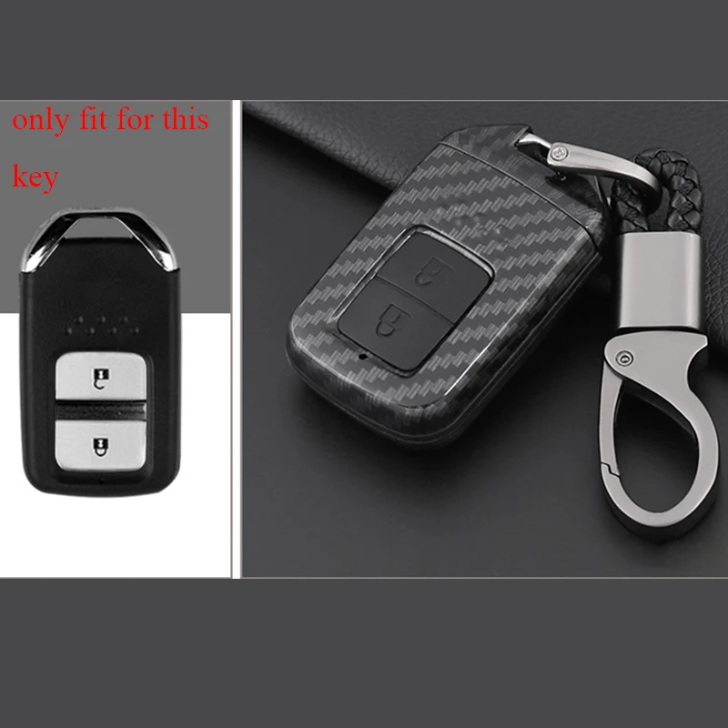 Чехол для ключей Honda Fit New JADE чехол для ключей Honda JADE GIENIA XR-V FIT Crosstour VEZEL углеродный чехол для ключей автомобиля Защита