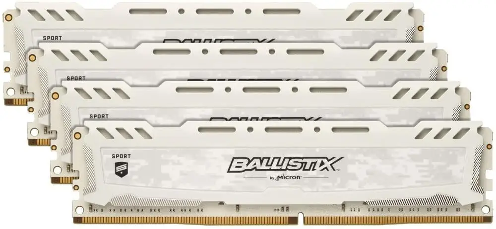 Спортивная память Ballistix Sport platinum DDR4 4 ГБ 8 16 32 2400 МГц 2666 3000 3200 MT/s 288 для