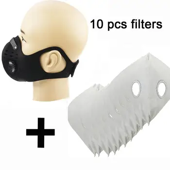 

Winter Cycling Training Face Mask Bicycle Smog mask Activated Carbon Breathable Half Fleece Warm for Ski Riding Fishing Skating