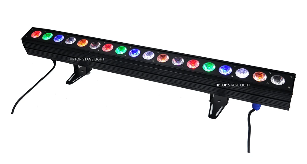 Gigertop 18x18 Вт RGBWA UV 6в1 пиксельный светодиодный светильник для прожектора 1 м длиной Tyanshine светодиоды индивидуальный DMX вентилятор для управления крутая модель для помещений