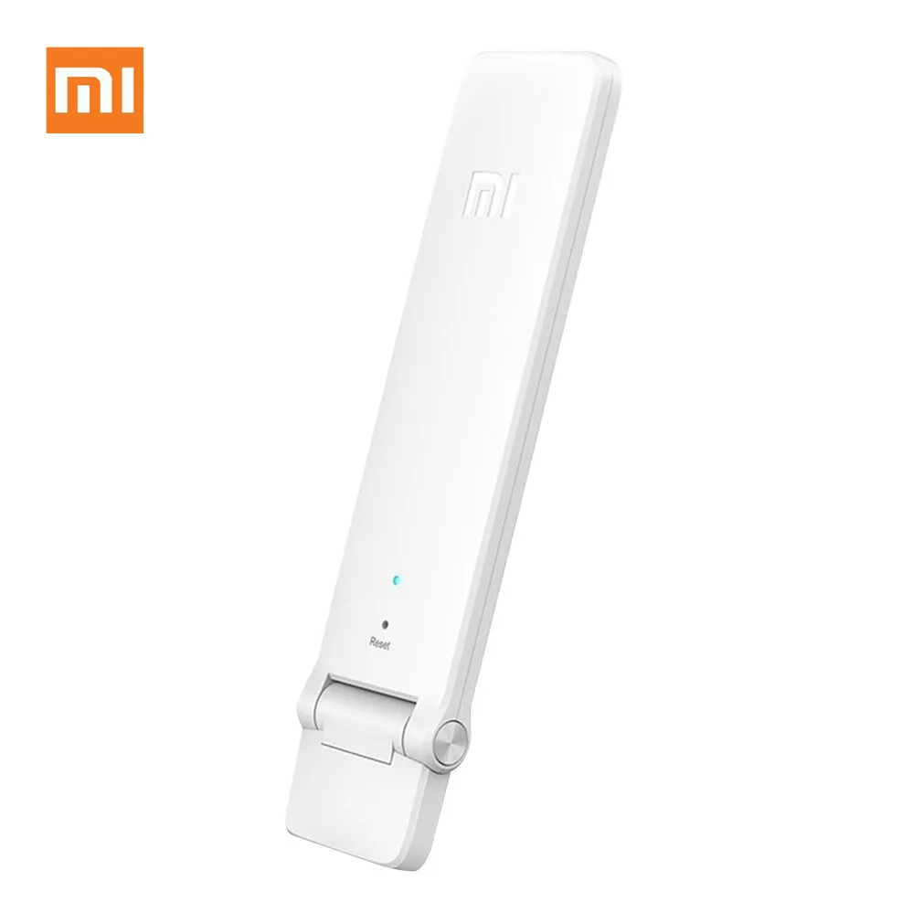 Белый Xiaomi Wi-Fi ретранслятор 2 усилитель-удлинитель 2 Универсальный Repitidor Wi-Fi адаптер 300 Мбит/с 802.11n Беспроводной усилитель сигнала WiFi сигнала - Цвет: Белый