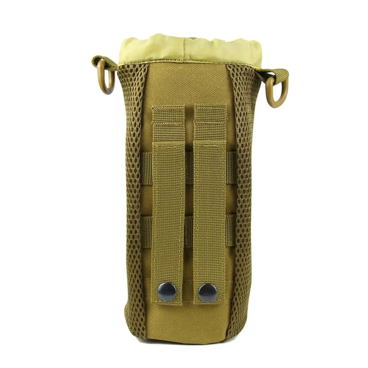 На открытом воздухе Molle бутылка для воды сумка нейлоновая тактическая бутылка для воды сумка Военная Molle пакет походные скалолазание кемпинг чайник сумки - Цвет: Brown