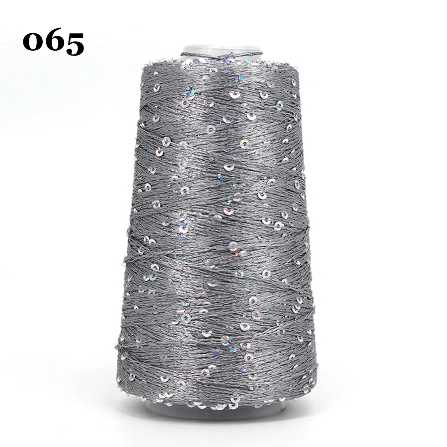 пряжа 50g /350M Mercerized yarn 3mm special Sequin yarn DIY hand woven Rag doll knitting wool blanket 2