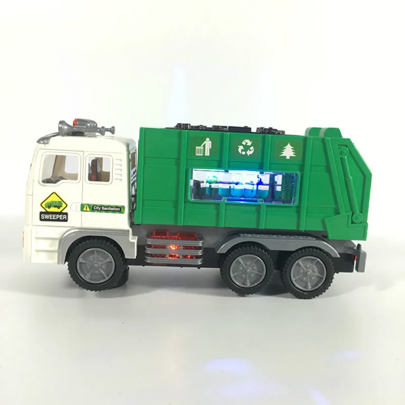 

Children's toy 4D light electric defense car universal car model
