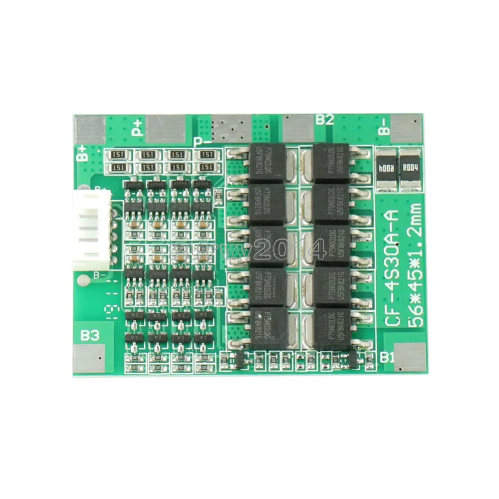 Новое поступление 4S 30A 14,8 V литий-ионный аккумулятор 18650 BMS упаковывает Щит защиты печатной платы баланс Интегральные схемы