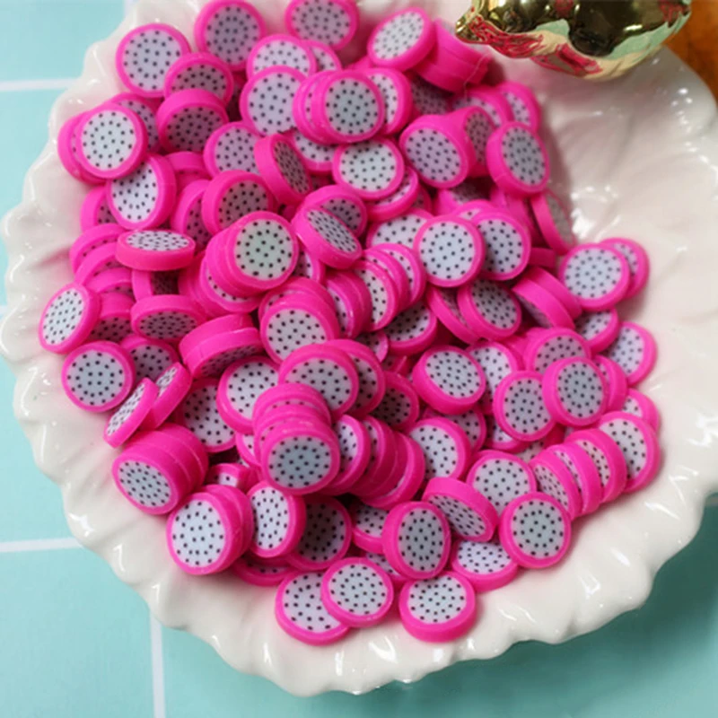 Happy Monkey 10 г Fimo Slime добавки фруктовый ломтик поставки Новая полимерная глина DIY Набор спринклеры наполнитель для облачной прозрачной слизи глина