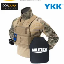MILITECH TW FCSK 2,0 Coyote коричневый CB Advanced Slickster CQC Ferro Plate Carrier военный боевой тактический жилет бронежилет