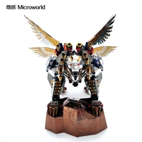 Microworld 3D Models Flying Tiger model DIY laser cutting Jigsaw puzzle fighter model 3D metal Puzzle kids Toys for adult gifts 1