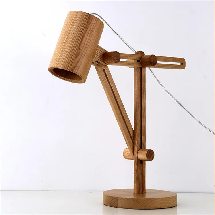^Cheap European Retro Wooden Table Lamp E26 120v Led Desk Lighting Fixture With Adjustable Funnel Shade For Kids lamparas de mesa ^Cheap European Retro Wooden Table Lamp E26 120v Led Desk Lighting Fixture With Adjustable Funnel Shade For Kids lamparas de mesa