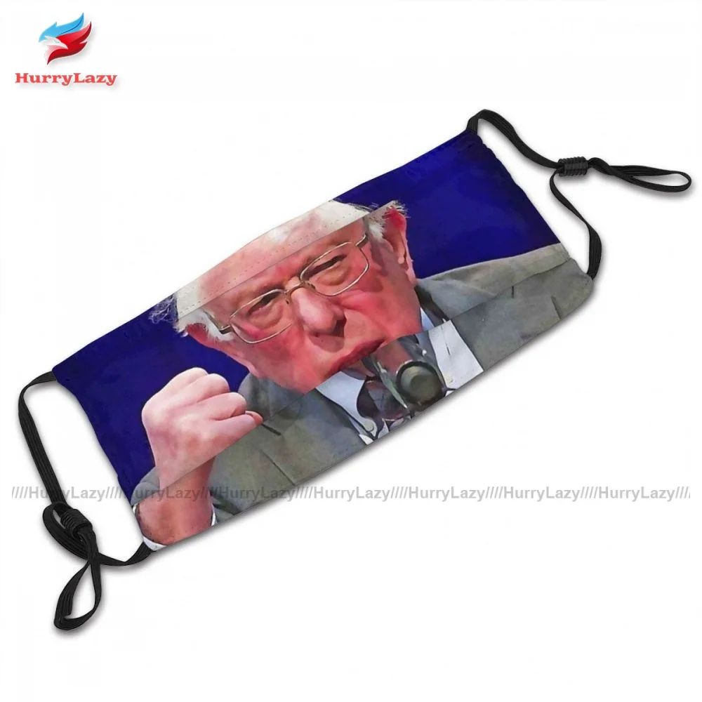 Декоративная унисекс маска для лица Bernie Sanders милая Тканевая с узором и
