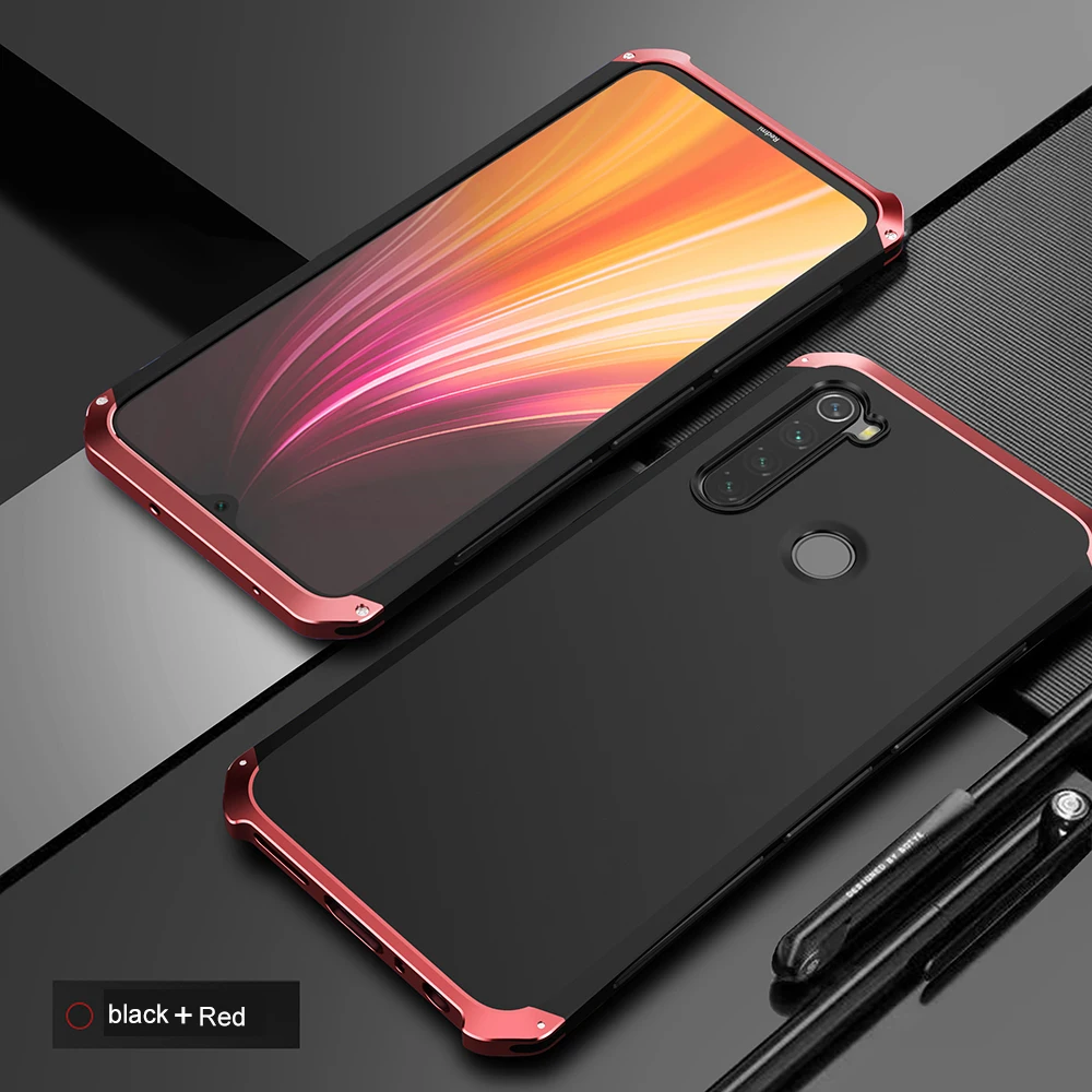 Металлический чехол для XiaoMi RedMi Note 8 жесткая сверхпрочная алюминиевая рамка для XiaoMi RedMi Note 8 Note8 XioMi защитная задняя крышка