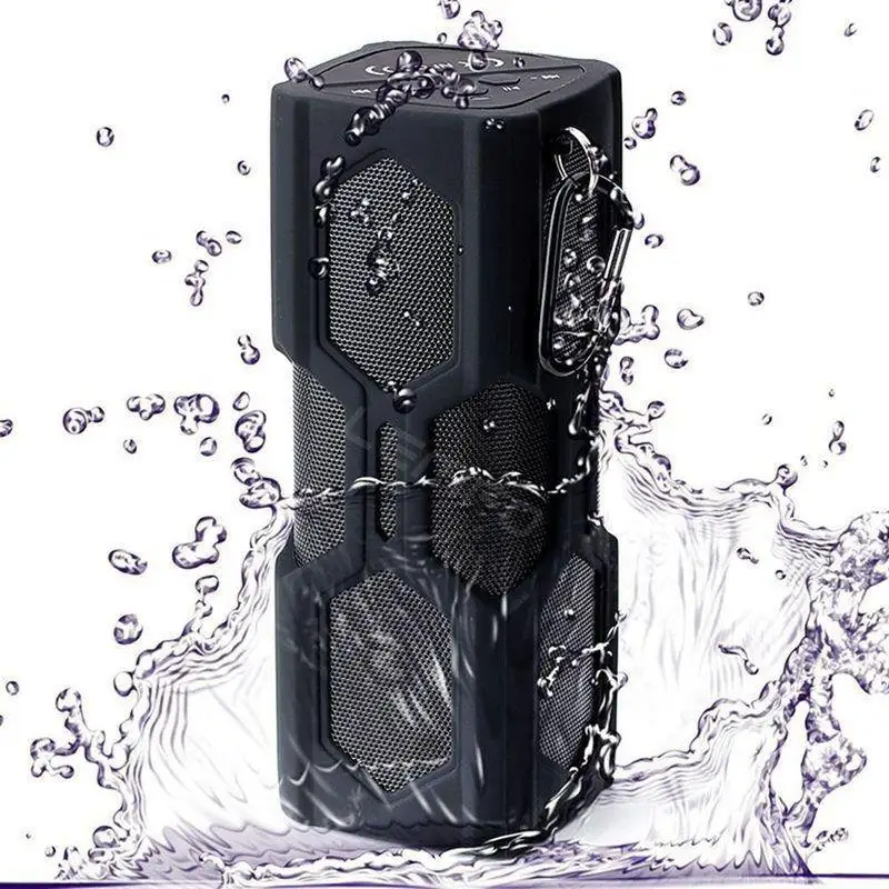 MeterMall Portable Bluetooth Wireless Speaker IPX7 Waterproof Power Bank Ultra Bass Subwoofer