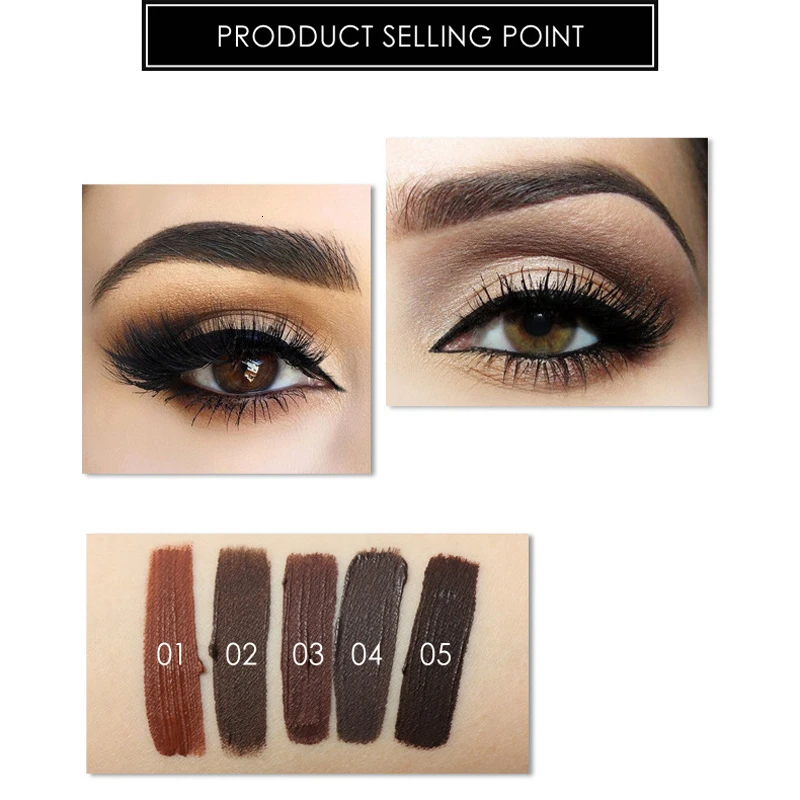 FOCALLURE Eyebrow Cream Quick-drying Waterproof And Sweat-proof makeup Thrush Artifact Lasting And Not Blooming FA23