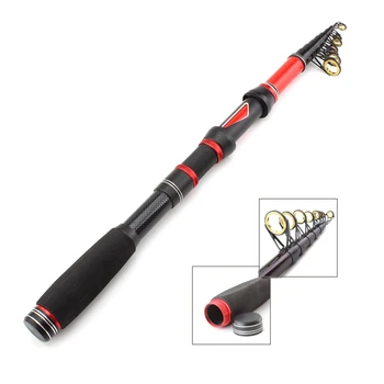 

NEW Promotion! 1.8M-3.0M ultrashort Fishing Spinning Rod carbon fishing pole telescopic Travel fishing rod Tackle lure 30-60g