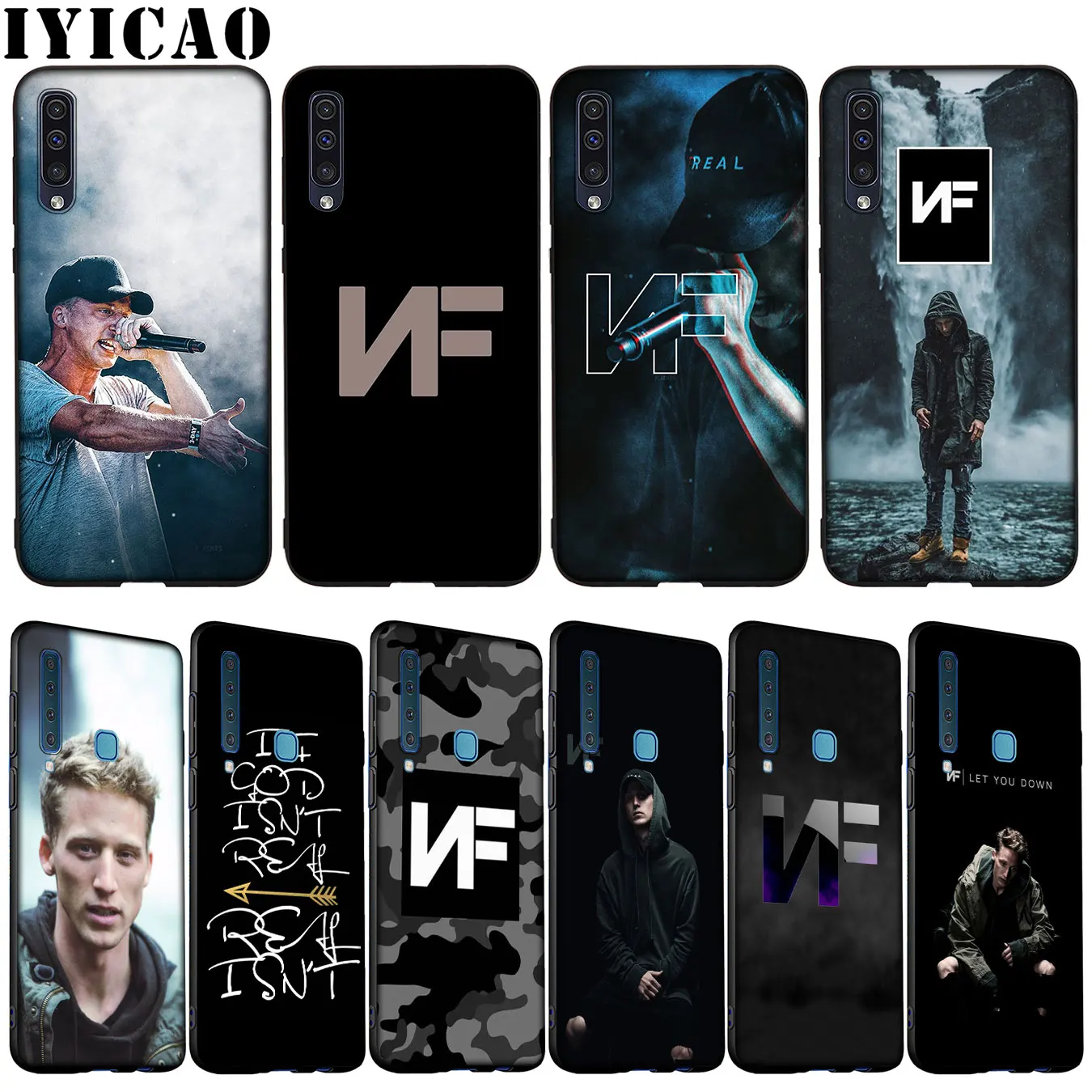 

IYICAO NF Rapper Soft Silicone Case for Samsung Galaxy A70 A60 A50 A40 A30 A20 A10 M10 M20 M30 M40 Cover