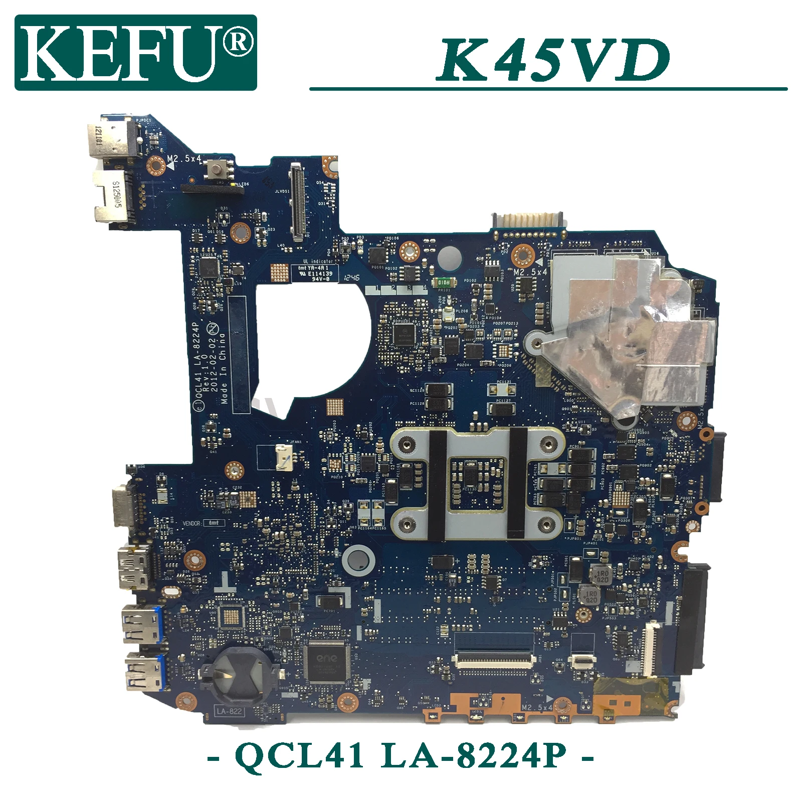 Mainboard para Asus K45v com pm Kefu Original Computador Portátil Placa-mãe Qcl41 La-8224p K45vd - Imagem 2