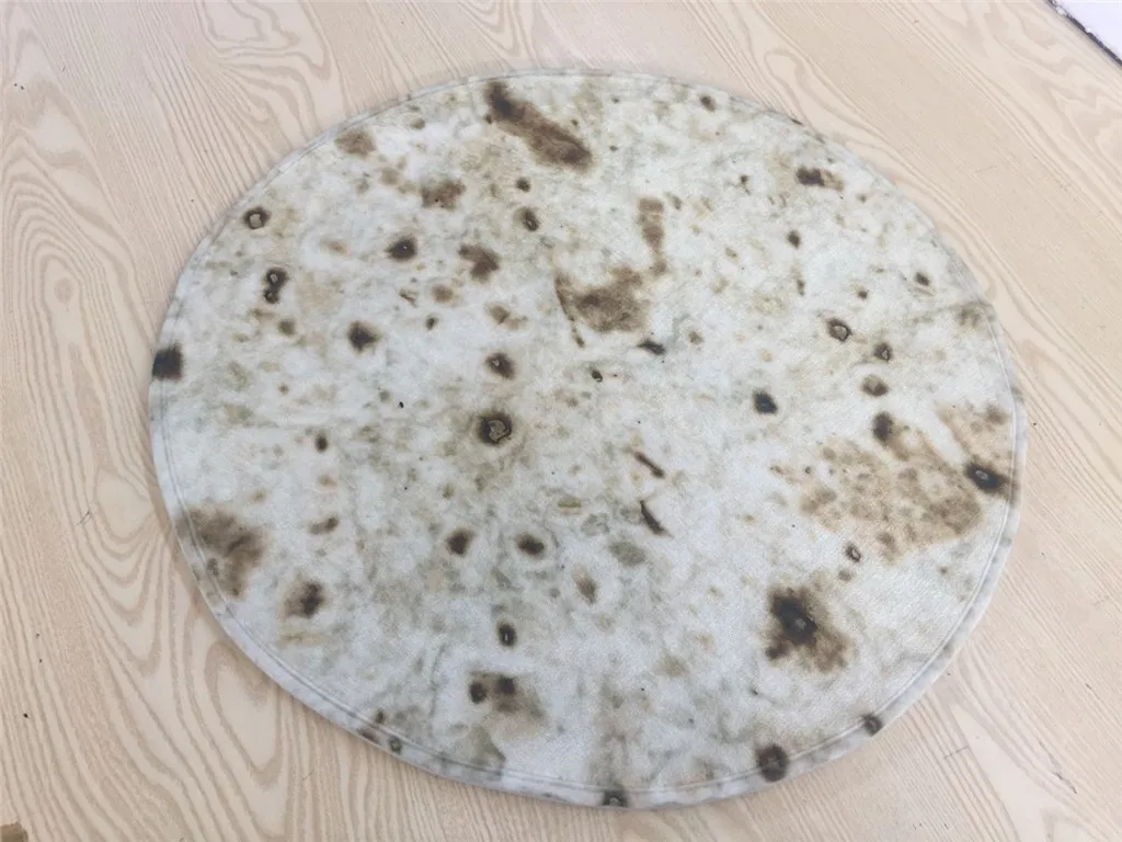 5 стиль Tortilla одеяло коврик с печатью круглый Burrito маленький ковер для офиса дома кемпинга пикника одеяло для улицы Прямая поставка