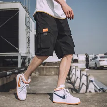 Новые Модные свободные и легко подходящие мужские повседневные брюки с большим карманом