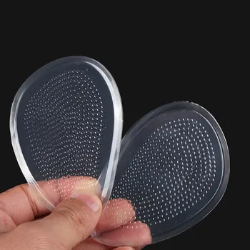 

Transparent Gel Forefoot Cushion Shoe Pad Soft Anti-pain Anti-slip Front Half Pad High Heel Pad