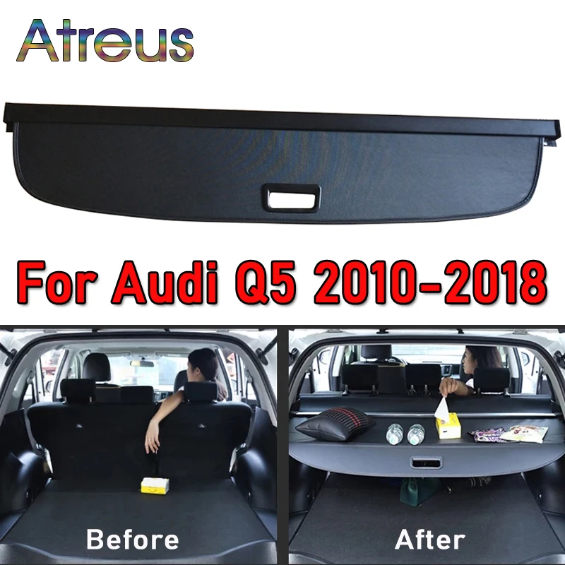 

Rear Cargo Cover For Audi Q5 2018 2017 2016 2015 2014 2013 2012 2011 2010 Privacy Trunk Screen Security Shield Shade Accessories