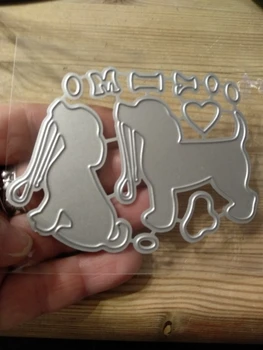 

Dog Letter Set Metal Cutting Dies Stencil for DIY Scrapbooking Photo Album Card Paper Embossing Craft DIY Dies Cut