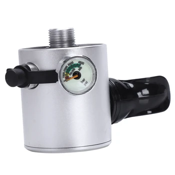 

Mini Scuba Oxygen Cylinder Air Tanks Diving Equipment for Snorkeling Underwater Breathing Refill Adapter Valve Head Mouth