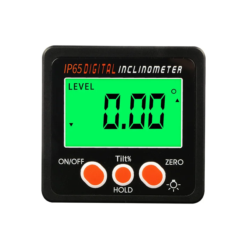 

Wei Degrees Digital Inclinometer Angle Measuring Ruler IP65 Class Mini Strong Magnetic Digital Bevel Box Digital Level Meter