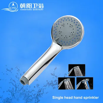 

CME 3 jets Shower Head ABS Chrome Bathroom Shower Water Saving High Pressure Round Shape Hand Shower baby bath shower design