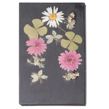 

Creative Dry Flower Design Memo Notebook Notepad Concise Record Notebook for Home School Office