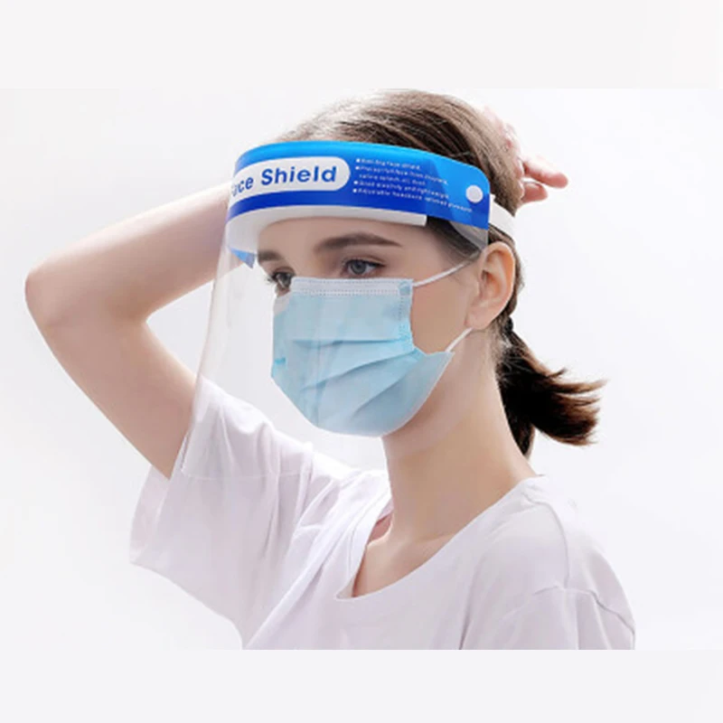 

5 Pcs Dental Face Shield Anti Droplet Dust-proof Protect Face Covering Mask Safety Protection Visor Shield Stop The Flying Spit