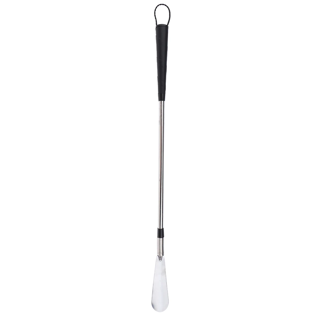 Silver Stainless Steel Shoe Horn Long Shoehorn for The Elderly Disabled