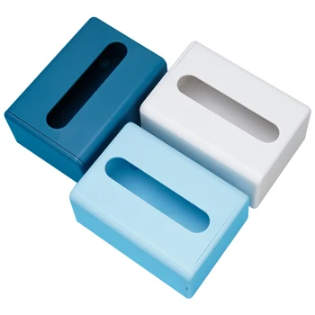 

Wall Mounted Self Adhesive Tissue Holder Bathroom Plastic Napkin Organizer Tissue Paper Organizer Napkin Container Handkerchief