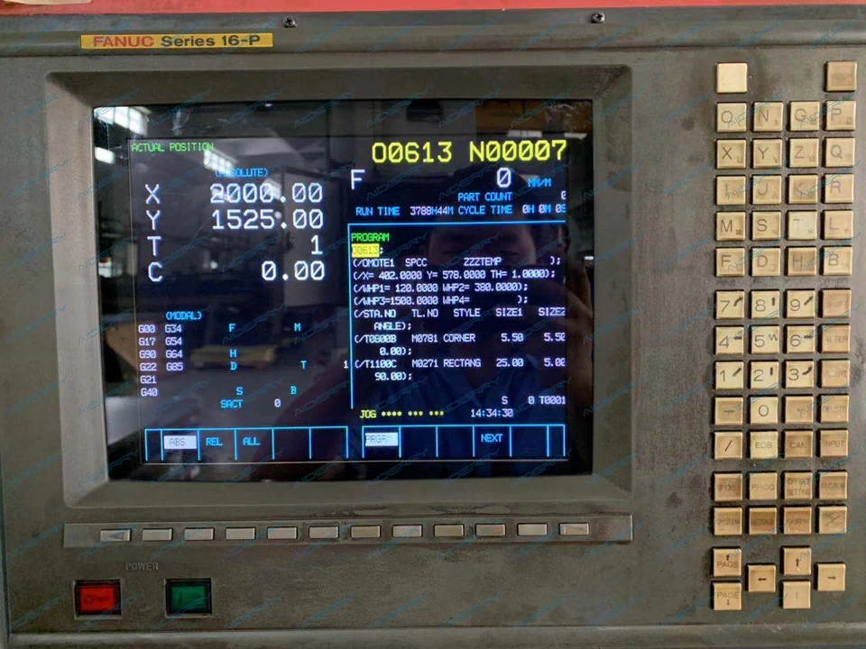 FANUC Series 16-M 本体モニター fanuc LCD 16-1 | eBay