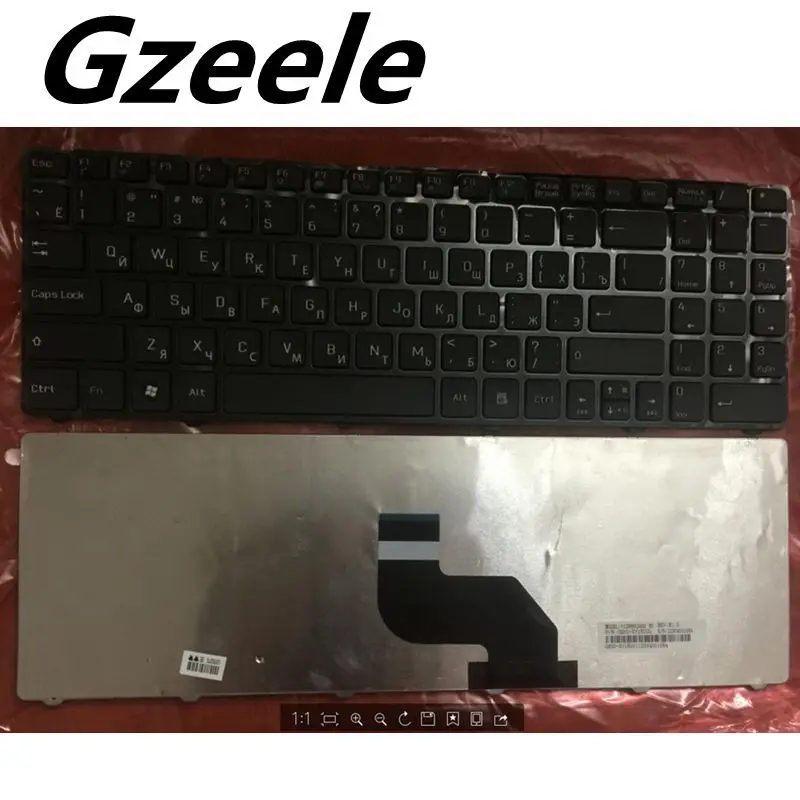 Russian Keyboard for MSI CX640 CR640 CR643 CX640DX A6400 RU laptop keyboard black V128862AS1 | Компьютеры и офис