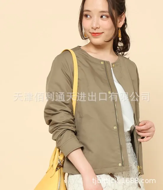 

Factory Price Rope18 Autumn New Style Polyester And Nylon Single Layer Short Casual Jacket Waterproof Windproof Orders Exported