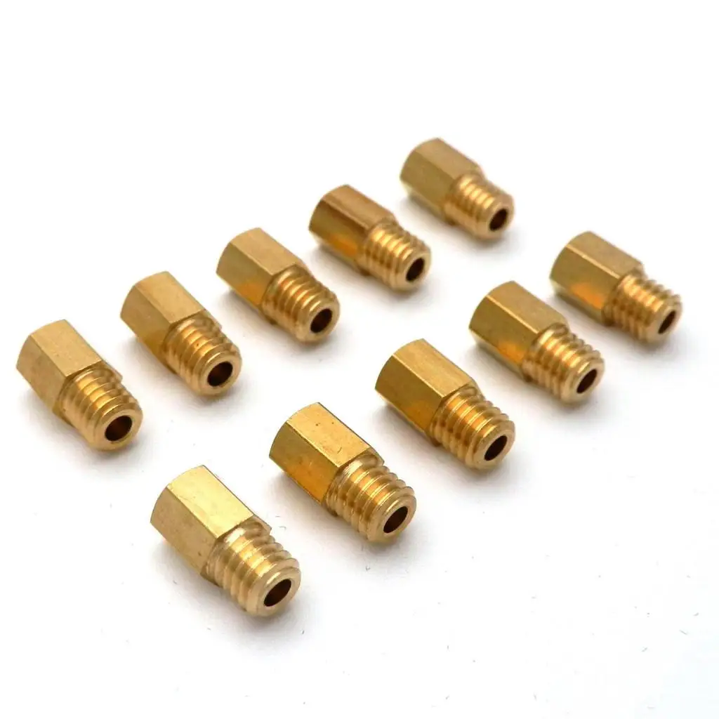 JEM/&JULES Hex Type Main Jets for Mikuni VM//TM//TMX Carburetor 100-190 10pcs