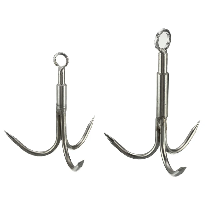 

Stainless Steel Climbing Claw Outdoor Safety Grappling Hook Aquatic Anchor Hook Gravity Flying Tiger Claw Survival Tool