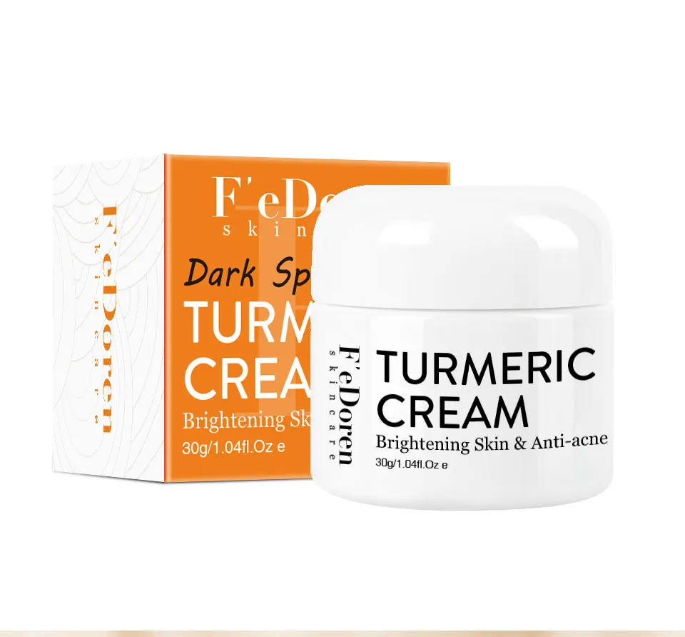 H50edaf3dbb5a467fb352b0795bbbcaa3K Herb Turmeric Face Cream Repair Acnes scar Dark spot Treatment Moisturizer Whitening Lightening Against Acne skin care 30ml
