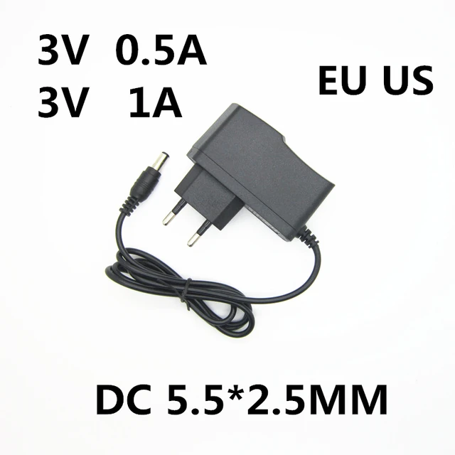 Netzteil 12 Volt / 2 Ampere / 24 Watt mit DC Stecker 5,5 mm x 2,1 mm