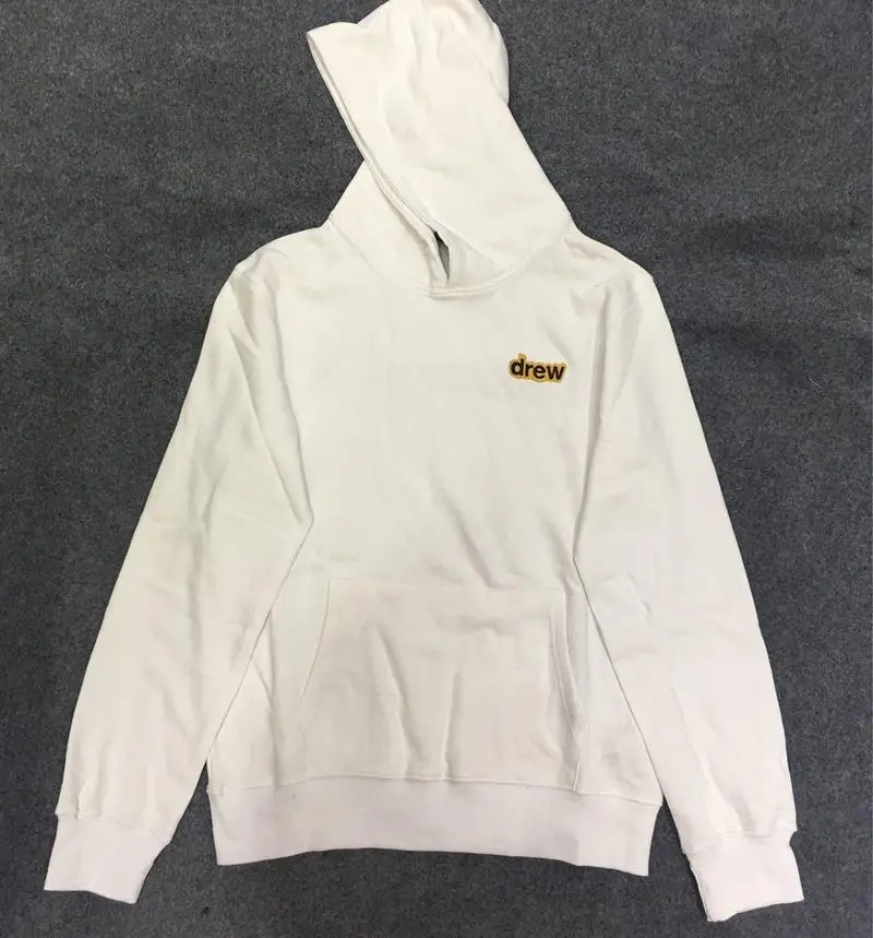 19SS drew house секретная вышивка Толстовка Drew толстовки для мужчин и женщин Джастин Бибер Хип Хоп DREW HOUSE пуловер harajuku