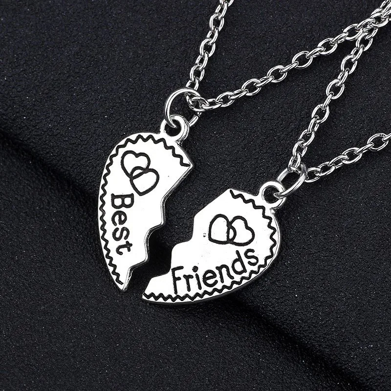 2Pcs-Set-Best-Friends-Charm-Pendants-Splice-Broken-Heart-Bff-Necklaces-For-Women-Men-Gifts-Fashion (1)
