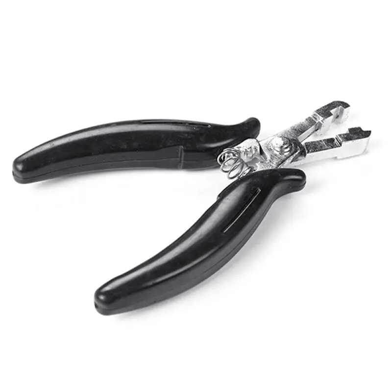 

4mm Metal U Shaped Pliers For Micro Rings Human Hair extensions Tools 6XDD