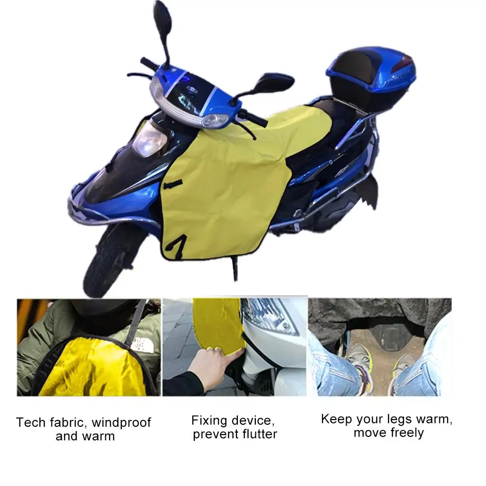 

Scooter Windproof Leg Lap Apron Cover Sturdy PVC Oxford Cloth Wear-resistant Waterproof Warm Leg Cover For Winter