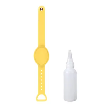 

Adult Kids Silicone Refillable Wristband Wearable Hand Sanitizer Dispenser Pumps 28GA