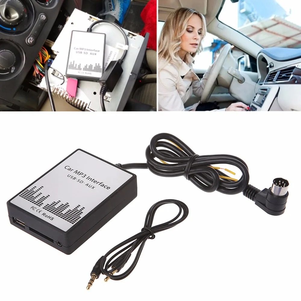 Высокое качество USB SD AUX автомобильный MP3 музыкальный плеер адаптер для Volvo HU series C70
