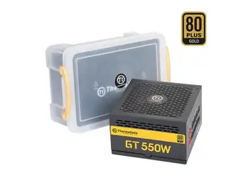 

Thermaltake 550W GT 550W Desktop Computer Mainframe Chassis Power Supply (80PLUS gold / Full Module / Silent Fan)