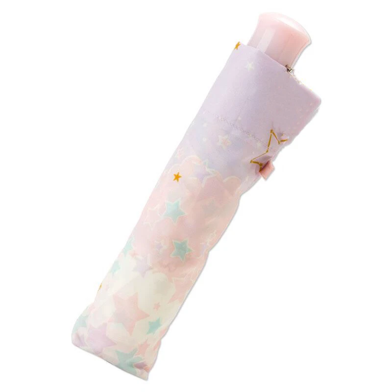 Cartoon HelloKitty My Melody Little Twin Stars Umbrella Rain Parasol Anti-UV Sun Portable Travel UMBRELLAS for Women Girls Gifts