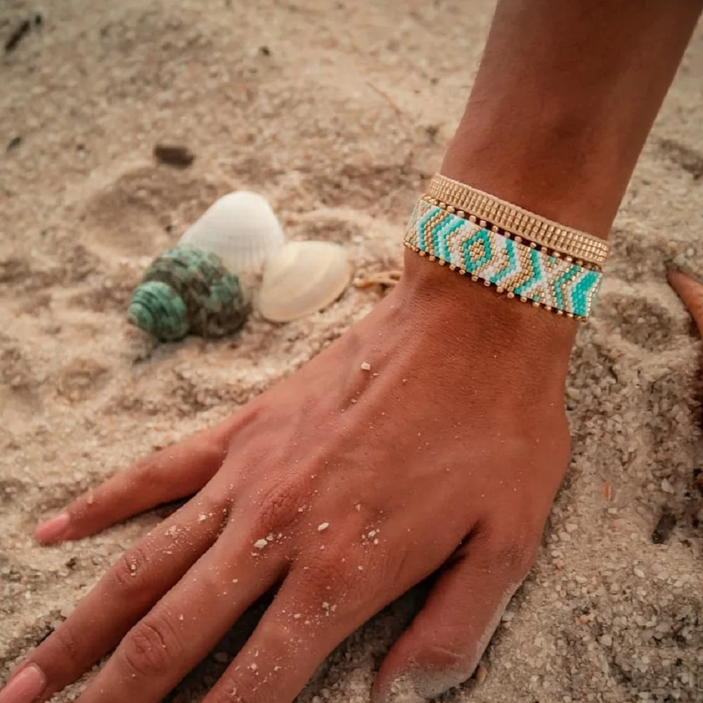 Amazonite Braided Stone Bracelet | Lotus and Luna - LotusAndLuna